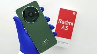 Pure ASMR Unboxing - Xiaomi Redmi A3 (Forest Green) + First Impressions! - 4GB RAM, 128GB ROM