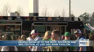 People try more than 100 different drinks at the Beer, Bourbon & BBQ Festival