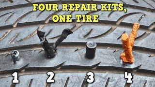 Four Repair Kits, One Tire