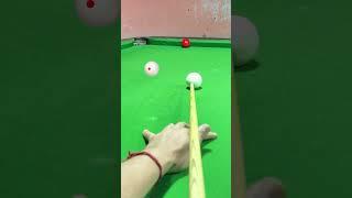 Frozen Ball Shots Explained: Sidespin for Short vs Long Distance #snooker #billiard #tipsandtricks