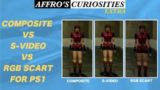 Composite Vs S-Video Vs RGB SCART For PS1 Games - Affro's Curiosities EX