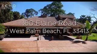 5 bedroom Rustic home for Sale -  160 Elaine Road, West Palm Beach, FL 33401