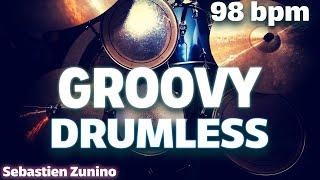 Groovy Drumless Backing Track | Drummer Jam 98bpm