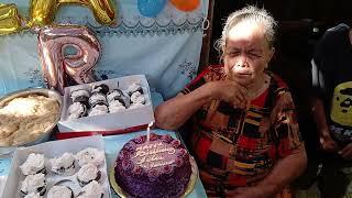 happy 86th birthday Inang napaiyak siya dahil na surprise siya #happy #birthday #food #trending