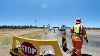 Progress on the resurfacing of the National Route N12