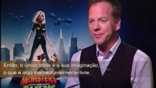 Kiefer Sutherland recebe Renata Pereira