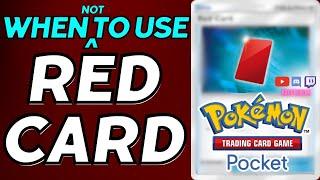 Red Card - A simple probability analysis, when to (not) use it? #pokemontcgpocket