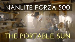 The Portable Sun - Nanlite Forza 500 LED Light + FL-20G Fresnel Lens