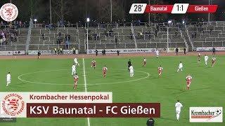 KSV Baunatal vs. FC Gießen | Krombacher Hessenpokal 2019 Halbfinale I