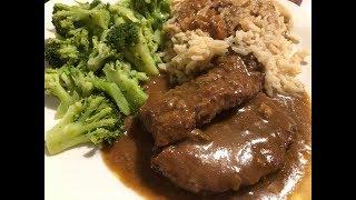 Cubed Steak & Gravy Crockpot Recipe | Southern Sassy Mama