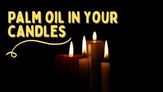 Palm oil in your candles