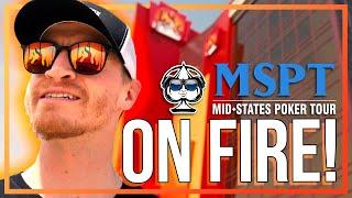 On a Heater Then Get Heated at Firekeepers! | May MSPT | Poker Vlog #5