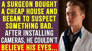 A surgeon bought a cheap house and began to suspect something bad. After installing cameras, he...