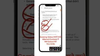 Gaming Video Banane Wale Altered Content Me Kya Select Kare | YouTube Altered Content Kya Hai