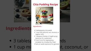 Easy & Healthy Chia Pudding Recipe | Perfect Breakfast or Snack!