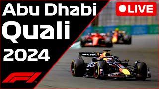 F1 LIVE - Abu Dhabi GP QUALI - Commentary + Live Timing