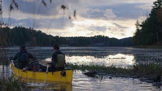 6 Day | Killarney Hot Tent Canoe Camping in Heavy Rain