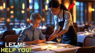 Billionaire Dad Hears Waitress Say One Sentence to Disabled Son —Leaves in Tears | inspiring stories
