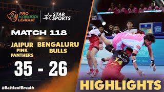 #JaipurPinkPanthers win by 9 points against #BengaluruBulls! | #ProKabaddiOnStar HIGHLIGHTS