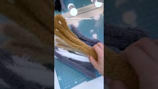 I Made DIY Fluffy Puppy Keychains#shorts