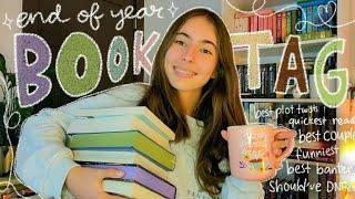 END OF YEAR BOOK TAG ️ | best & worst, quickest reads, surprises, plot twists, & more