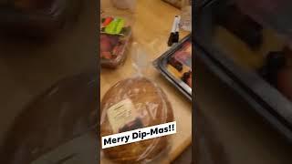 Steal this holiday party idea! Merry Dip-mas to all and to all a great night!!   ‍