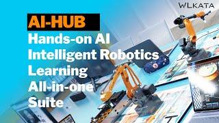 Hands on all-in-one AI Robotics |AI-HUB|  - AI Vision, Voice, Gesture, AGV, Robotic Arms