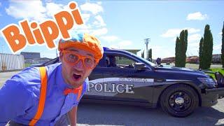 Police Cars for Toddlers with Blippi | Educational Videos for Kids