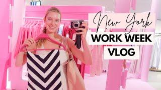 NYC WORK WEEK IN MY LIFE VLOG * Full Time Job, 9-5