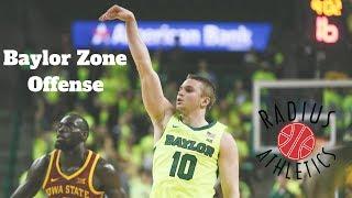 Baylor Bears Zone Offense - Inside Ball Screen