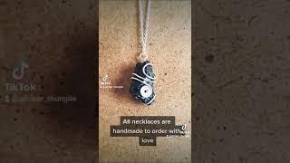 Elite Nobel Shungite Wire Wrapped Pendant Necklace - AllClear Shungite