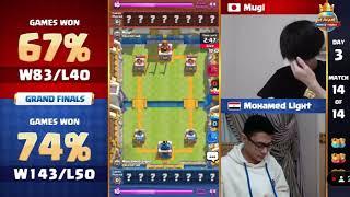 200K$ MATCH - MUGI vs MOHAMED LIGHT CLASH ROYALE LEAGUE WORLD FINALS #clashroyale #mugi