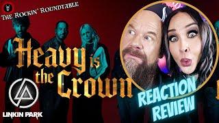 Metal couple REACTS and REVIEWS - Heavy Is The Crown (LIVE) - Linkin Park