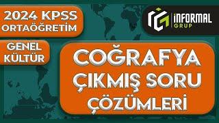 2024 KPSS Ortaöğretim Coğrafya Soru Çözümleri | Tüm Sorular