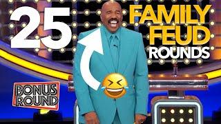 Family Feud Rounds With Steve Harvey & More