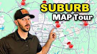 FULL Map Tour of the San Antonio Suburbs PLUS Some Crazy Houses….