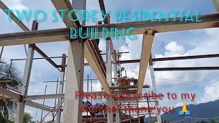 CONSTRUCTING TWO STOREY RESIDENTIAL BUILDING || PART 1