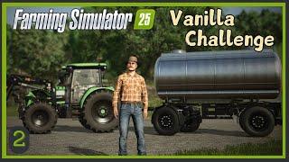 Stretching the New Tractor to It's Limits! | Vanilla Challenge | Riverbend Springs | FS25