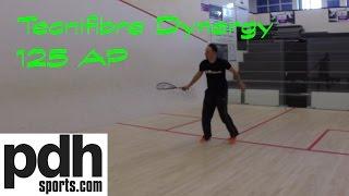 Review of the new Tecnifibre Dynergy 125 AP squash racket by PDHSports.com