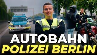 STREIFE auf der AUTOBAHN | Praktikum POLIZEI BERLIN