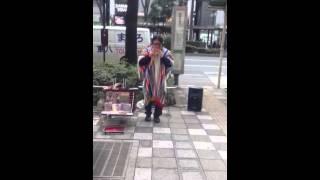 Japan road side musician