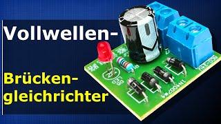 Vollbrückengleichrichter + Kondensatorfilter + Halbwellengleichrichter