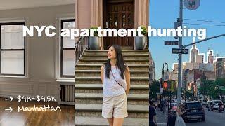 NYC APARTMENT HUNTING | touring 10 apts with rent prices & tips