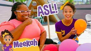 Meekah Learns ASL at PlayLab! | Meekah Full Episodes | Educational Videos for Kids | Blippi Toys