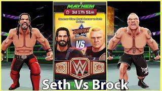 Summerslam | Seth Rollins Vs Brock Lesnar | WWE MAYHEM