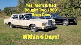 Mom & Dad Bought Bought Two 1989 Lincoln Town Cars. A Loaded Base Model & and A Signature Series