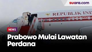 Mulai Lawatan Perdana, Prabowo Mohon Doa Restu Jelang Lepas Landas