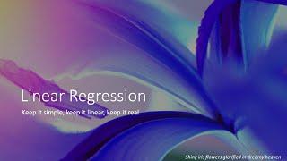 An Introduction to Machine Learning: Linear Regression (2/9)
