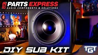 BUILDING A Budget 15" DIY Subwoofer | Parts Express Dayton Audio Reference 15 | Review & Demo!