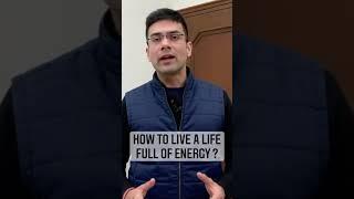 How To Live Life With Full Energy | Mission Only IAS #upsc #shorts #life